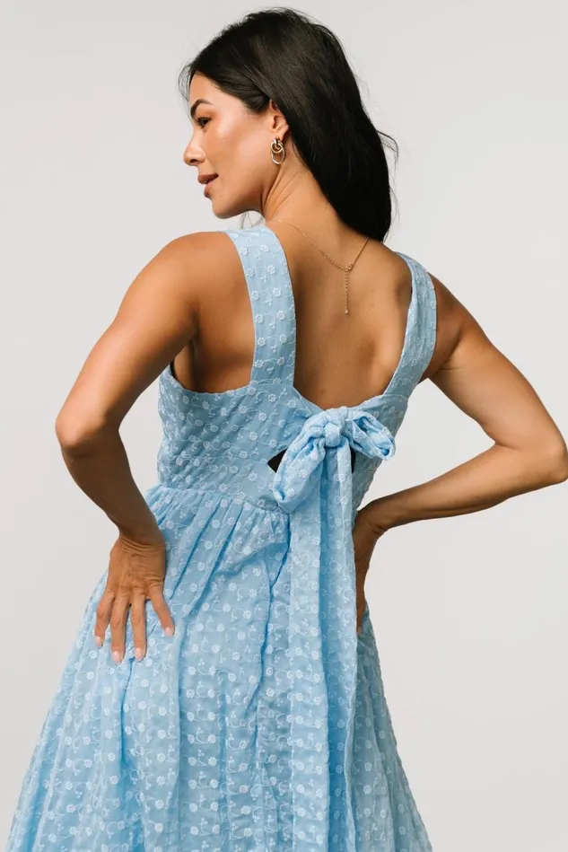 Baltic Born Midi Dresses Women Thalia Embroidered Tank Midi Dress Blue Baltic Born Midi Dresses Women Thalia Embroidered Tank Midi Dress Blue