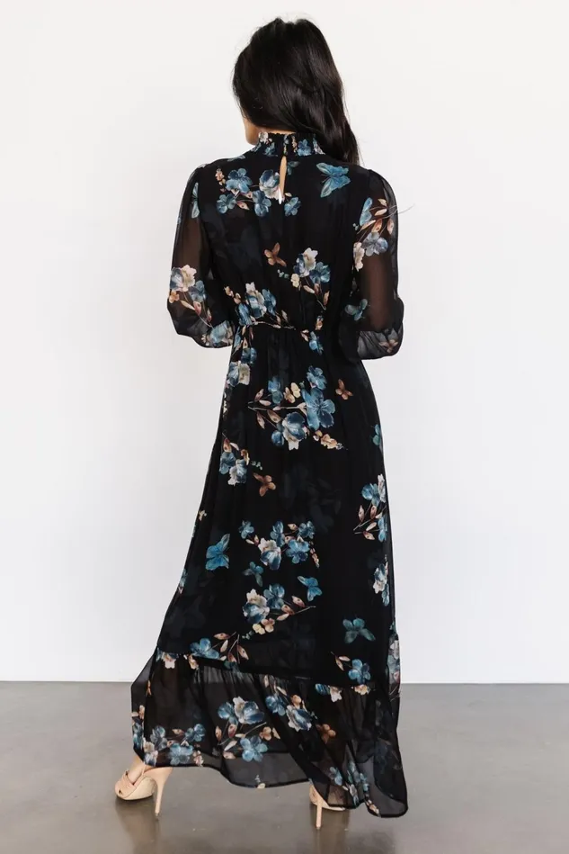 Baltic Born Mother Of The Bride Women Luciana Maxi Dress Black Blue Baltic Born Mother Of The Bride Women Luciana Maxi Dress Black Blue