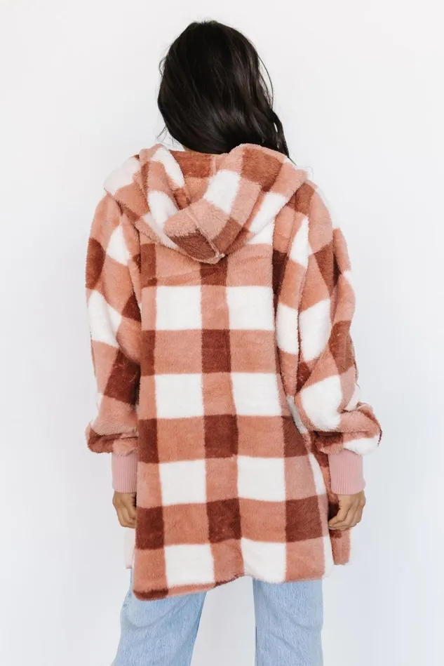 Baltic Born Outerwear Women Lincoln Teddy Cardigan Berry White Baltic Born Outerwear Women Lincoln Teddy Cardigan Berry White
