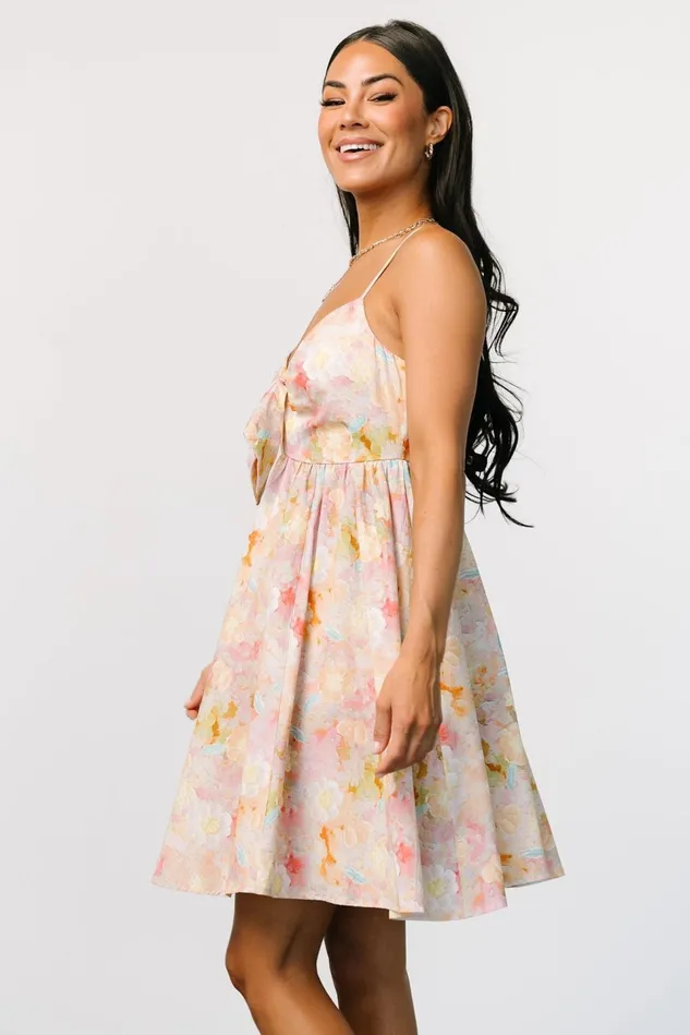 Baltic Born Short Dresses Women Camellia Mini Dress Pastel Multi Baltic Born Short Dresses Women Camellia Mini Dress Pastel Multi