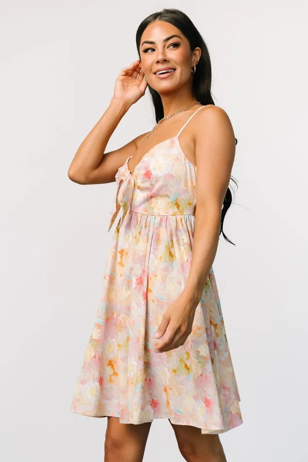 Baltic Born Short Dresses Women Camellia Mini Dress Pastel Multi Baltic Born Short Dresses Women Camellia Mini Dress Pastel Multi