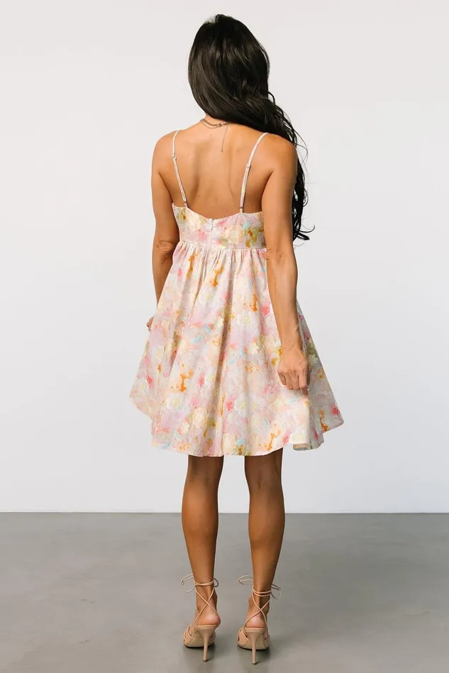 Baltic Born Short Dresses Women Camellia Mini Dress Pastel Multi Baltic Born Short Dresses Women Camellia Mini Dress Pastel Multi