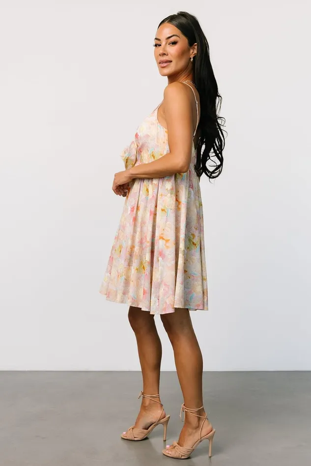 Baltic Born Short Dresses Women Camellia Mini Dress Pastel Multi Baltic Born Short Dresses Women Camellia Mini Dress Pastel Multi