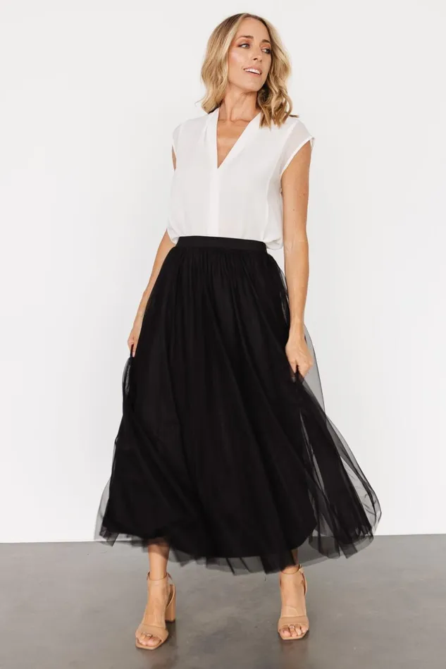 Baltic Born Skirts Women Mila Tulle Skirt Black Baltic Born Skirts Women Mila Tulle Skirt Black