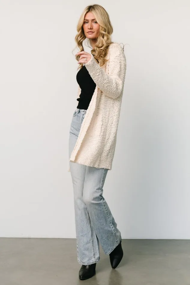 Baltic Born Sweaters Women Oxford Pocket Cardigan Cream Baltic Born Sweaters Women Oxford Pocket Cardigan Cream