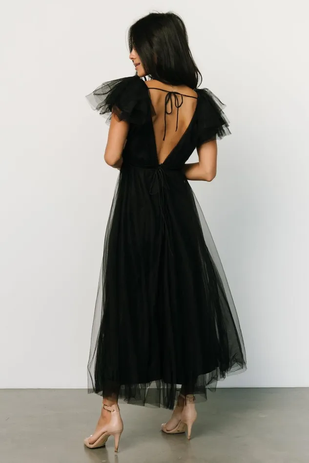 Baltic Born Wedding Guest Women Annabella Tulle Dress Black Baltic Born Wedding Guest Women Annabella Tulle Dress Black