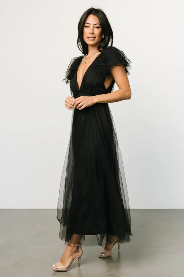 Baltic Born Wedding Guest Women Annabella Tulle Dress Black Baltic Born Wedding Guest Women Annabella Tulle Dress Black