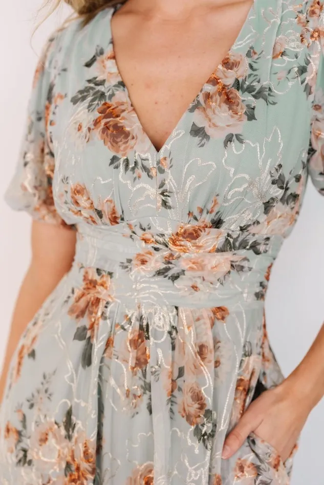 Baltic Born Wedding Guest Women Ardley Maxi Dress Sage Floral Baltic Born Wedding Guest Women Ardley Maxi Dress Sage Floral