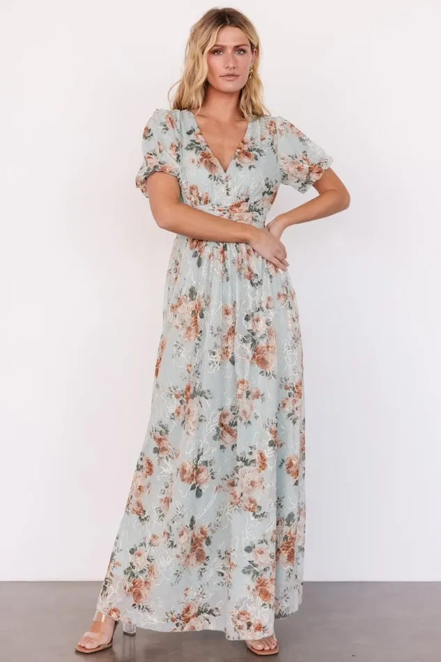 Baltic Born Wedding Guest Women Ardley Maxi Dress Sage Floral Baltic Born Wedding Guest Women Ardley Maxi Dress Sage Floral