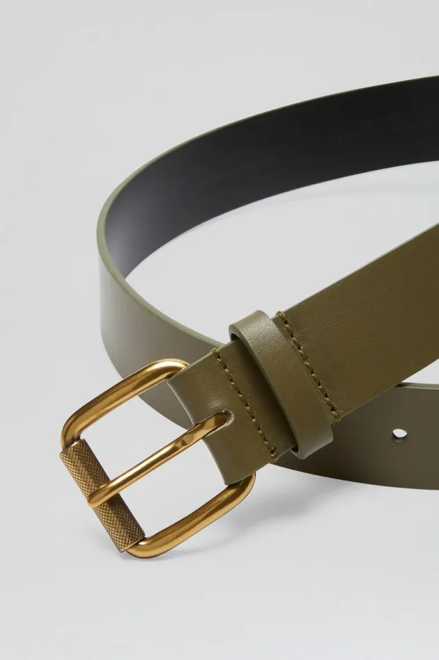 Belts Women Scanlan Theodore ROLLER BUCKLE BELT 3 Army