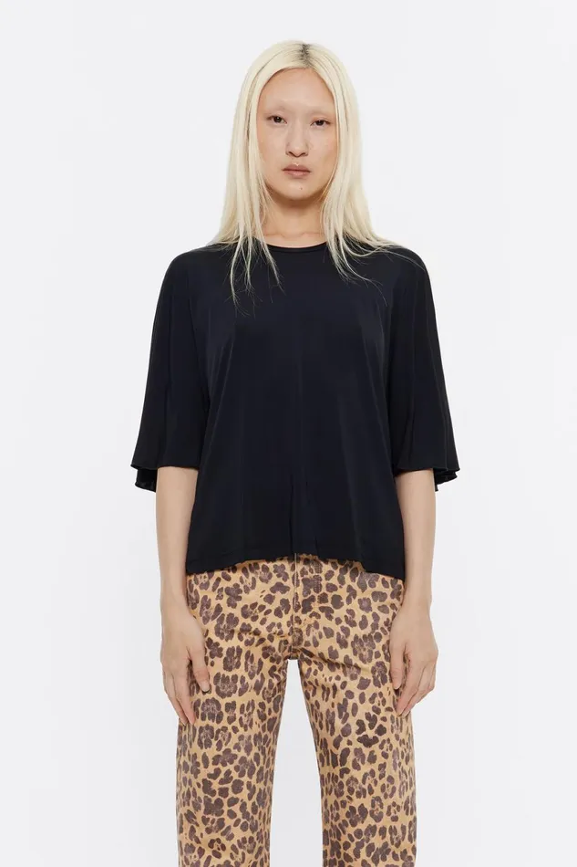 Black Boxy Tshirt Black Women Bimba Y Lola TShirts