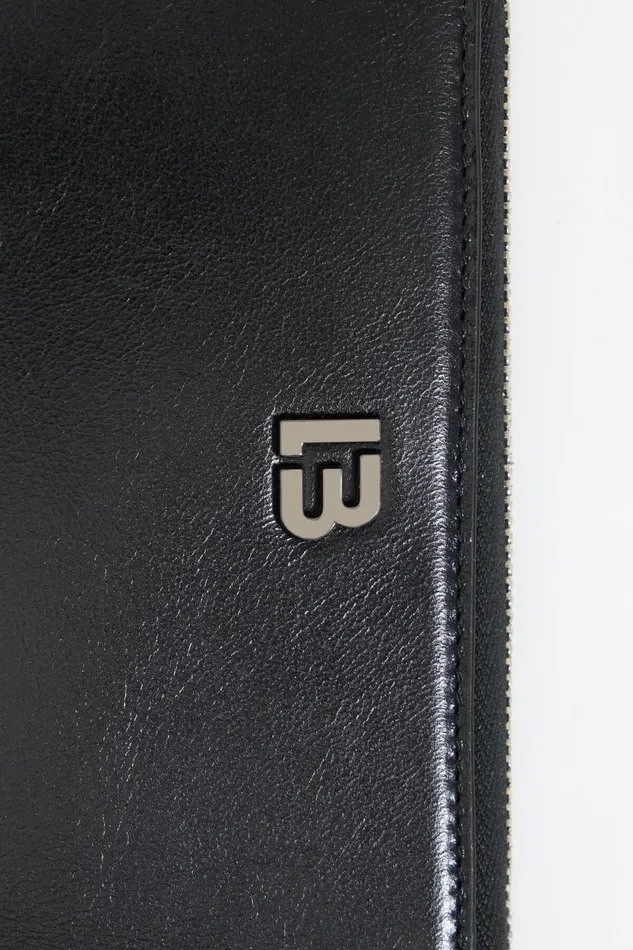 Black Leather Horizontal Wallet Black Women Bimba Y Lola Billfolds Black Leather Horizontal Wallet Black Women Bimba Y Lola Billfolds