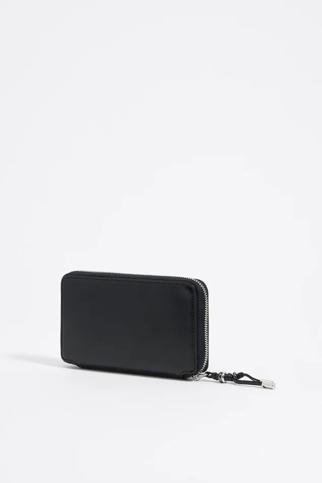 Black Leather Horizontal Wallet Black Women Bimba Y Lola Billfolds Black Leather Horizontal Wallet Black Women Bimba Y Lola Billfolds