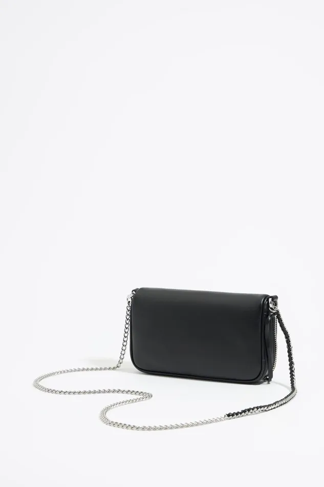 Black Leather Mini Crossbody Bag Black Women Bimba Y Lola Crossbody Bags Black Leather Mini Crossbody Bag Black Women Bimba Y Lola Crossbody Bags