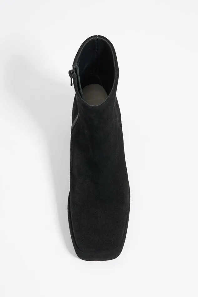 Black Split Leather Ankle Boot Heel Black Women Bimba Y Lola Ankle Boots And Boots Black Split Leather Ankle Boot Heel Black Women Bimba Y Lola Ankle Boots And Boots