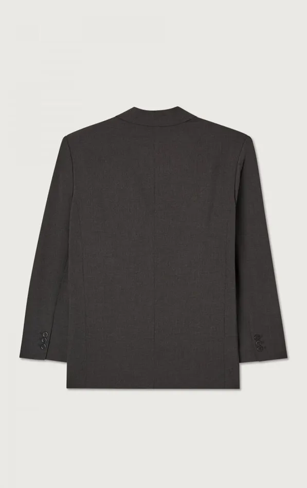 Blazer Kabird Melange Charcoal Women American Vintage Jackets and Blazers Blazer Kabird Melange Charcoal Women American Vintage Jackets and Blazers