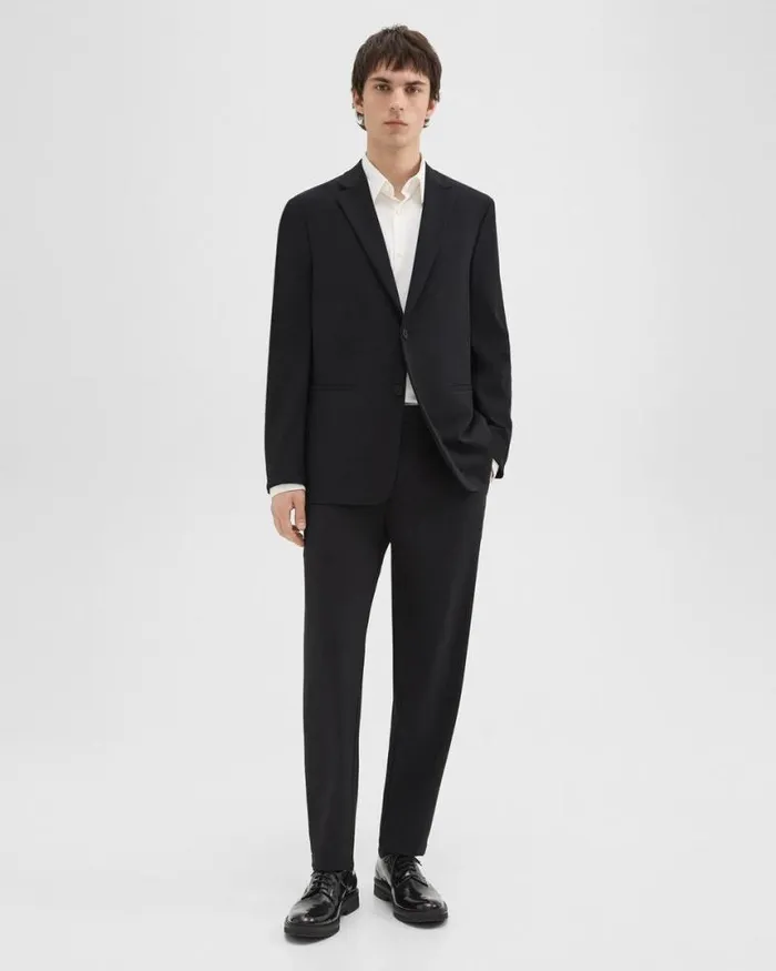 Blazers Jackets Men Theory Clinton Blazer In Precision Ponte Black Blazers Jackets Men Theory Clinton Blazer In Precision Ponte Black