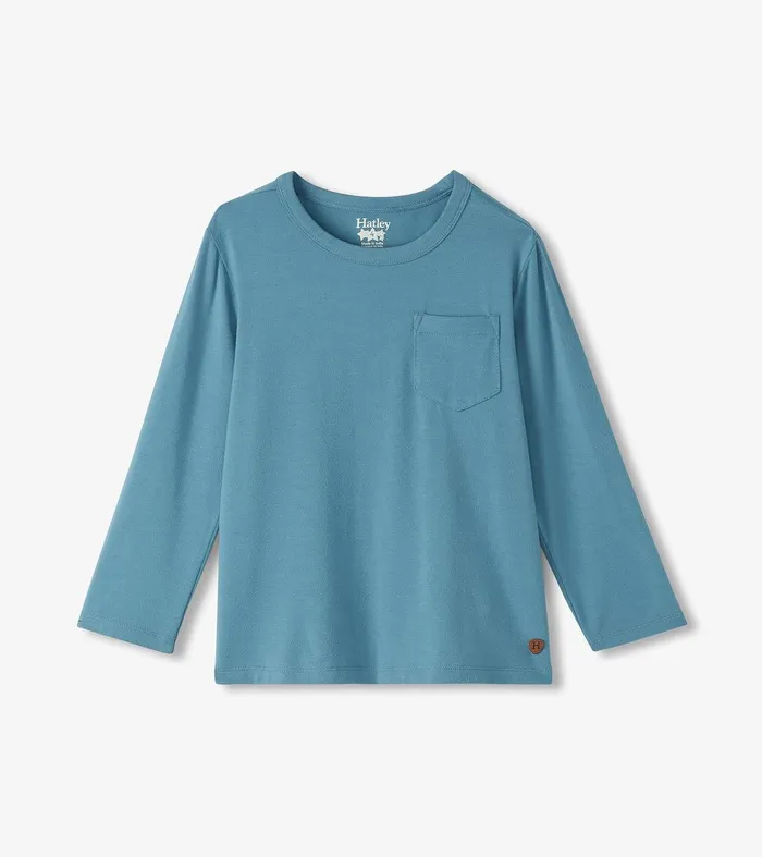 Boys Bluestone Long Sleeve Bamboo TShirt Hatley