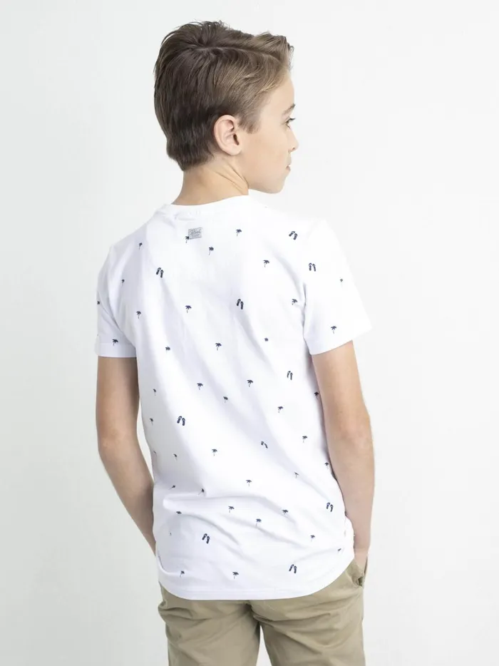 Boys TShirts Petrol Industries Summery TShirt Bright White