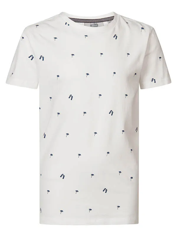Boys TShirts Petrol Industries Summery TShirt Bright White