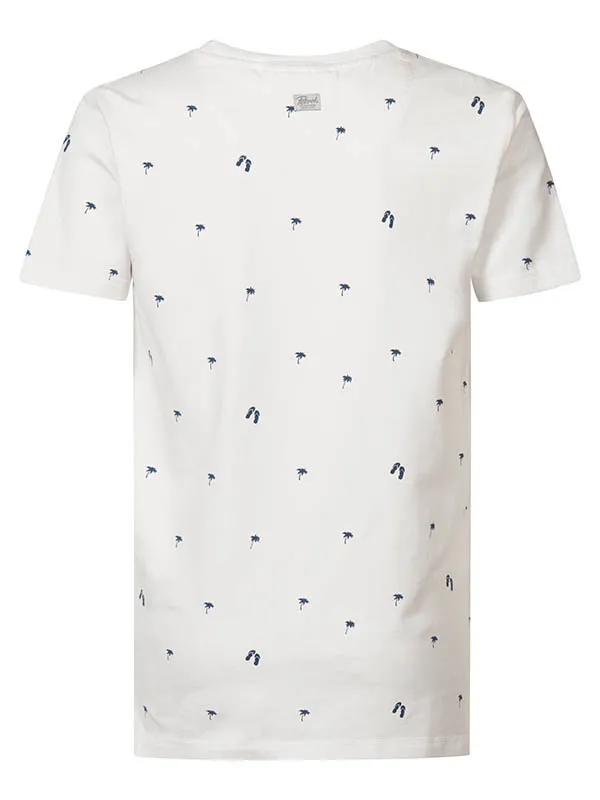 Boys TShirts Petrol Industries Summery TShirt Bright White