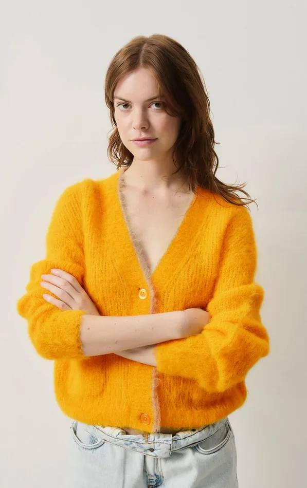 Cardigan Bymi Marmalade Women American Vintage Jumpers and Cardigans