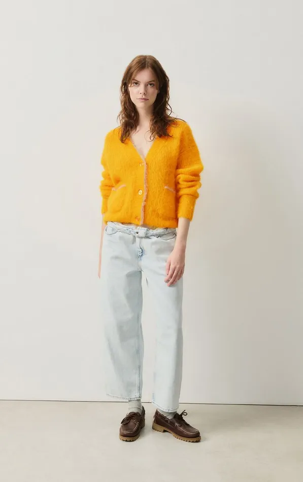 Cardigan Bymi Marmalade Women American Vintage Jumpers and Cardigans Cardigan Bymi Marmalade Women American Vintage Jumpers and Cardigans