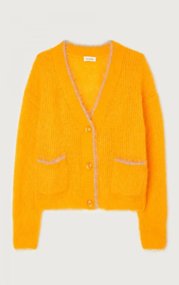 Cardigan Bymi Marmalade Women American Vintage Jumpers and Cardigans Cardigan Bymi Marmalade Women American Vintage Jumpers and Cardigans