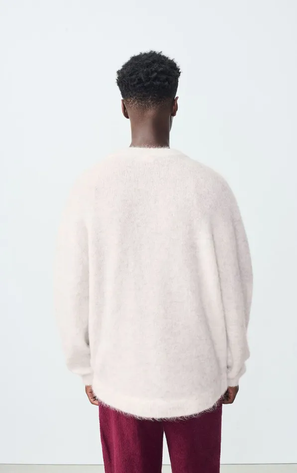 Cardigan Nuny Polar Melange Men American Vintage Jumpers and Cardigans Cardigan Nuny Polar Melange Men American Vintage Jumpers and Cardigans