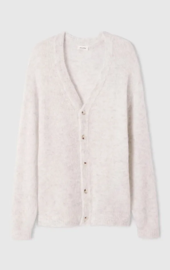 Cardigan Nuny Polar Melange Men American Vintage Jumpers and Cardigans Cardigan Nuny Polar Melange Men American Vintage Jumpers and Cardigans