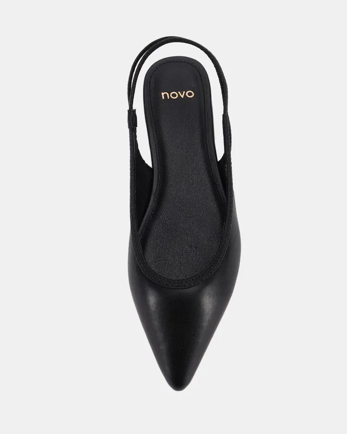 Casuals CASSEY BLACK Ballet Flats 8211 NOVO Shoes Women