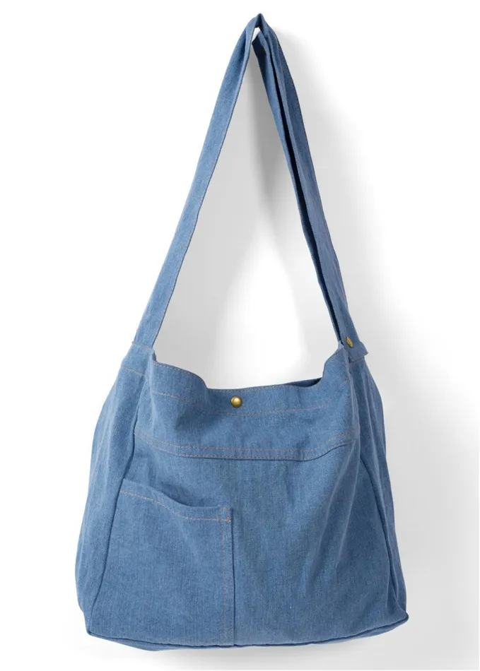 CHAMBRAY HANDBAG Blue Women VENUS Handbags