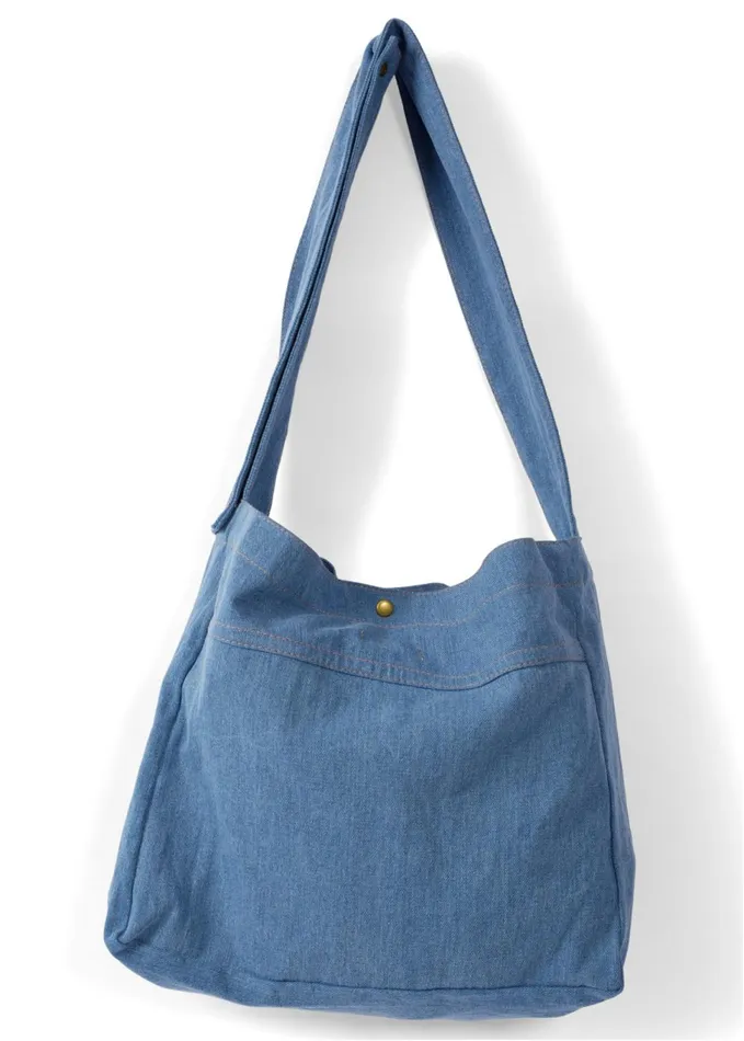 CHAMBRAY HANDBAG Blue Women VENUS Handbags