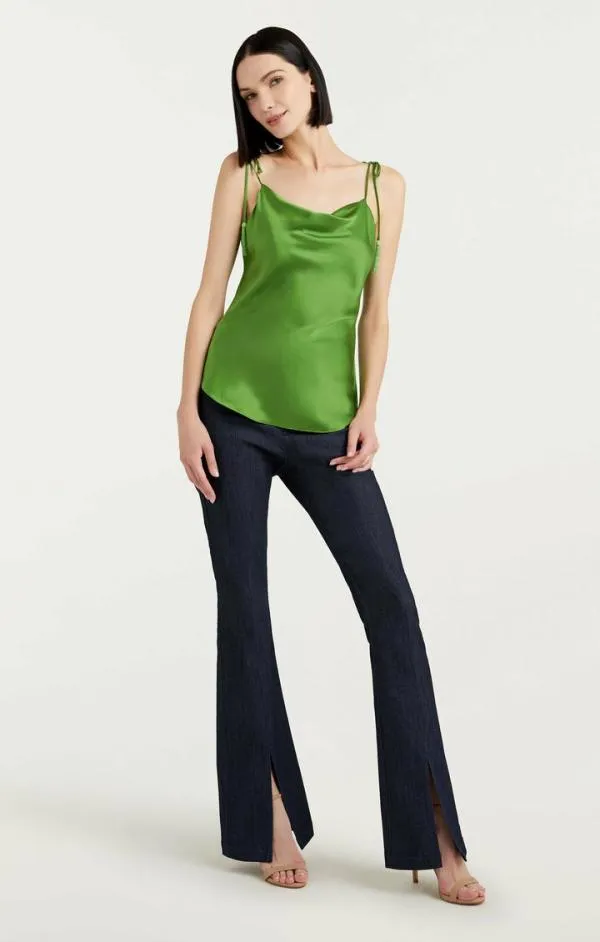 Cinq Sept Beaded Tassel Marta Cami Grass Women Tank Tops and Camisoles