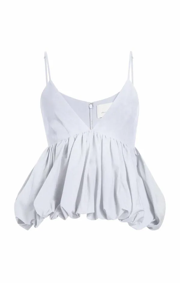 Cinq Sept Effie Top White Women Tank Tops and Camisoles