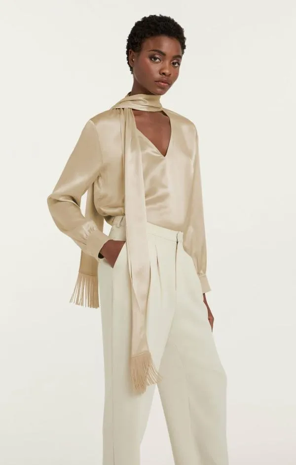 Cinq Sept Frannie Top Plaster Women Long Sleeve Tops