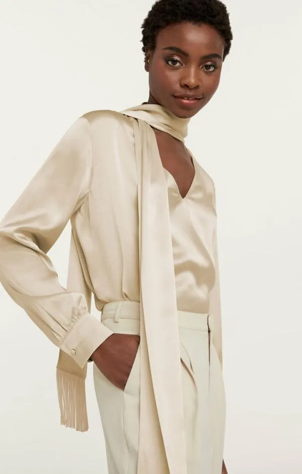 Cinq Sept Frannie Top Plaster Women Long Sleeve Tops