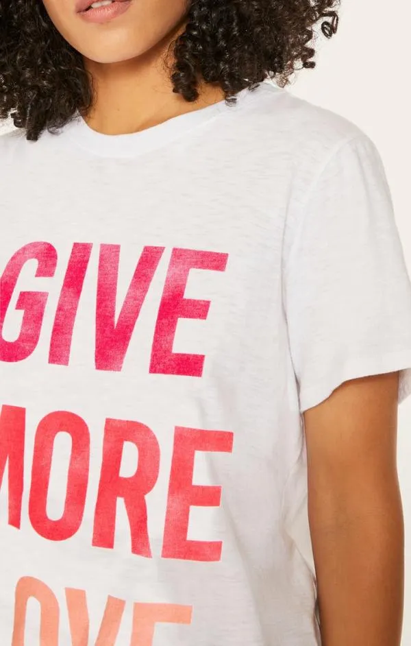 Cinq Sept Give More Love Tee White Multi Women Tees