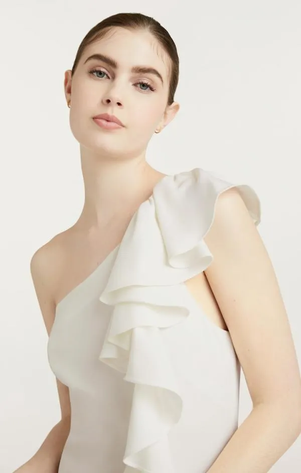 Cinq Sept Jovette Dress Ivory Women Midi
