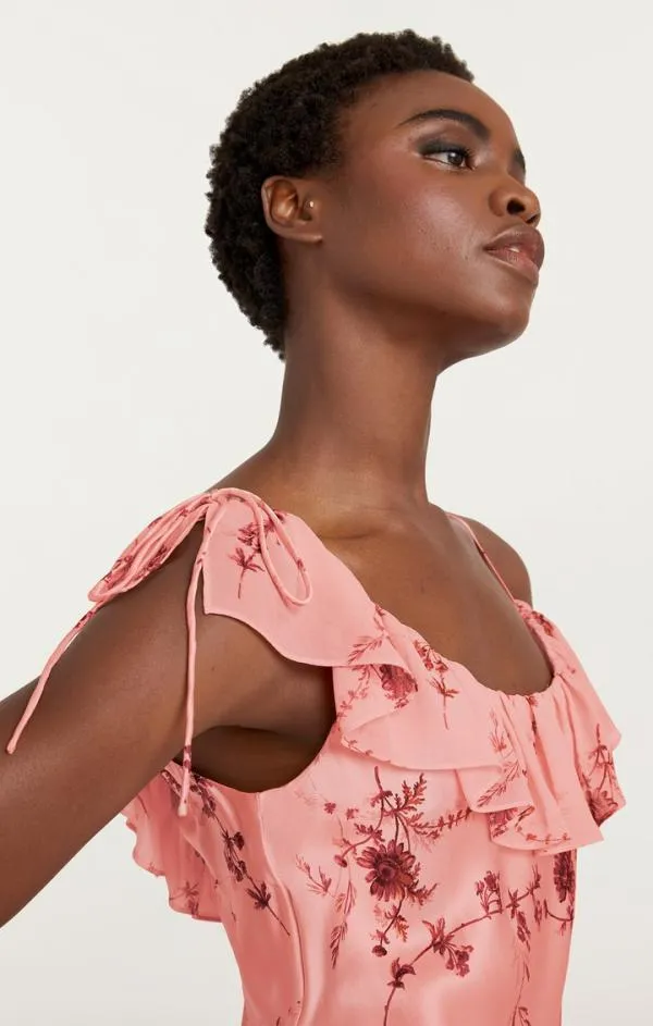 Cinq Sept Kersti Dress Pale Rose Multi Women Midi
