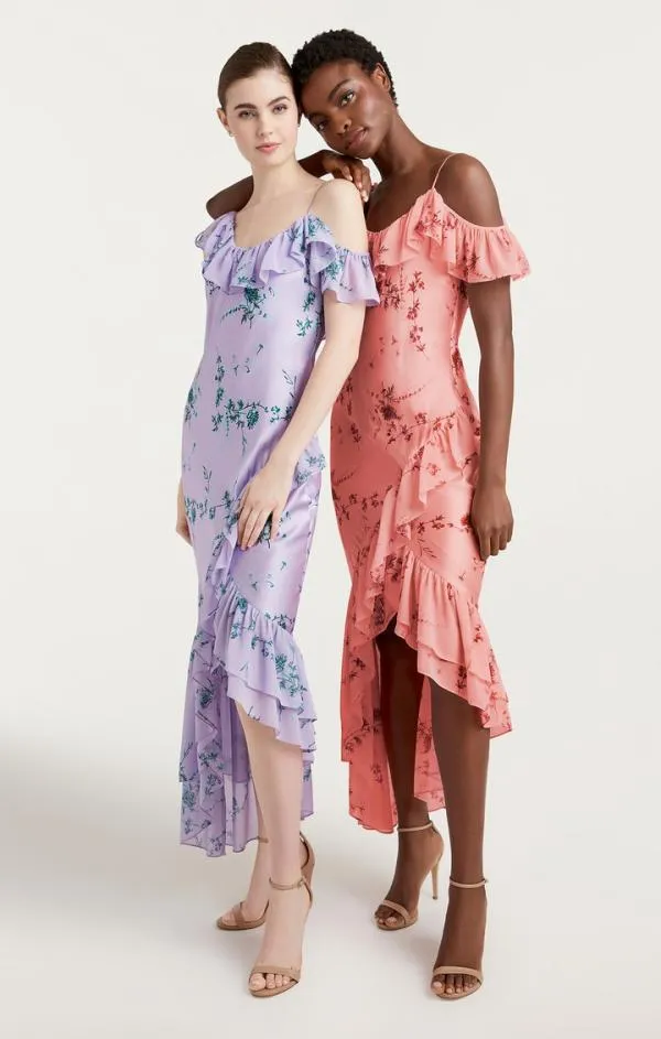 Cinq Sept Kersti Dress Pale Rose Multi Women Midi