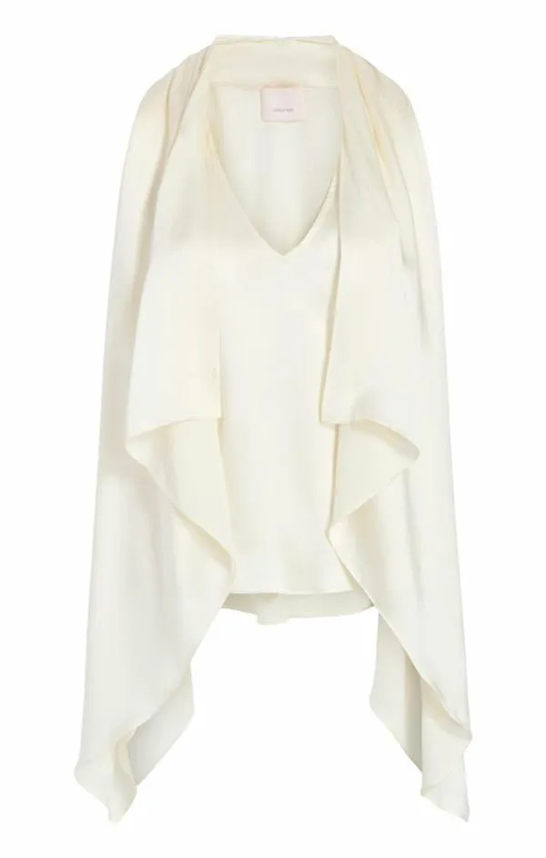 Cinq Sept Louella Top Ivory Women Tank Tops and Camisoles