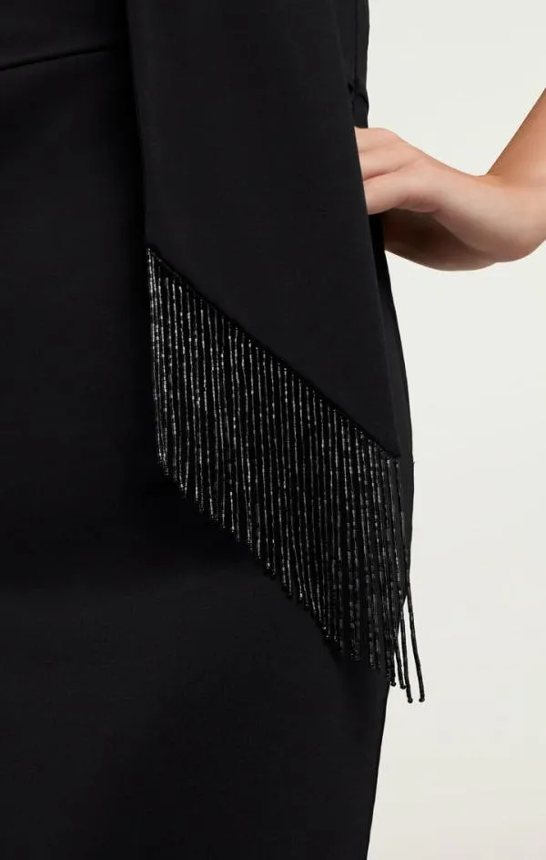 Cinq Sept Mia Gown Black Women Cocktail and Evening