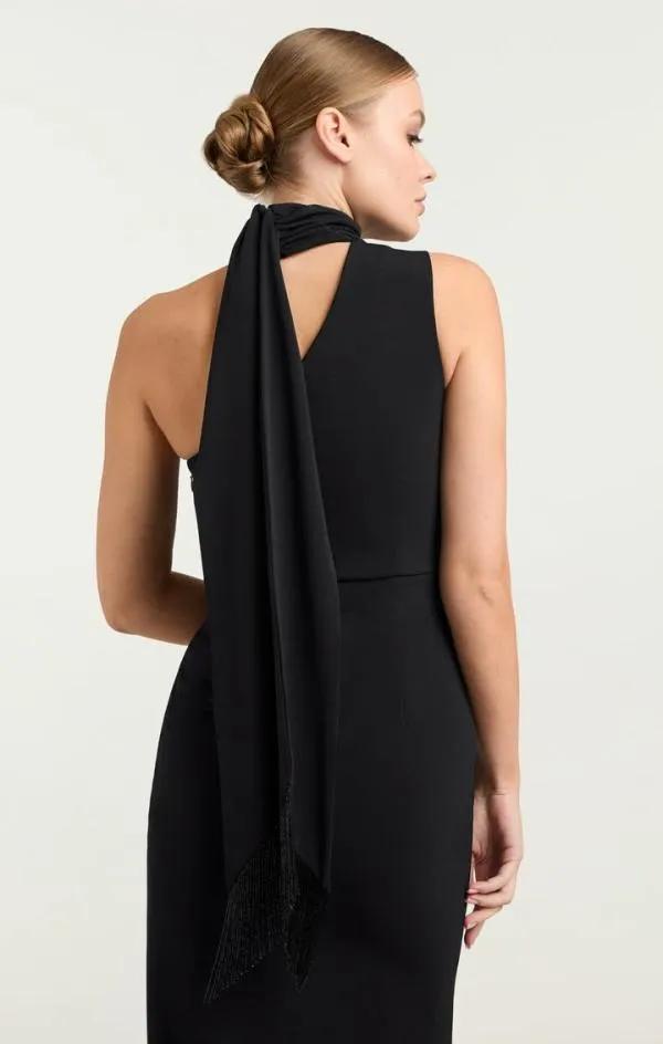 Cinq Sept Mia Gown Black Women Cocktail and Evening