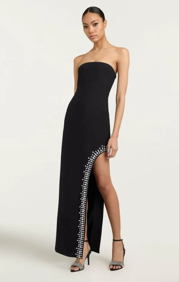 Cinq Sept Sammy Gown Black Women Cocktail and Evening
