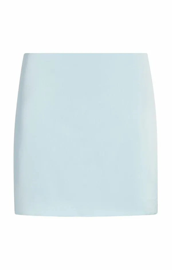 Cinq Sept Satin Doris Skirt Glacial Blue Women Skirts