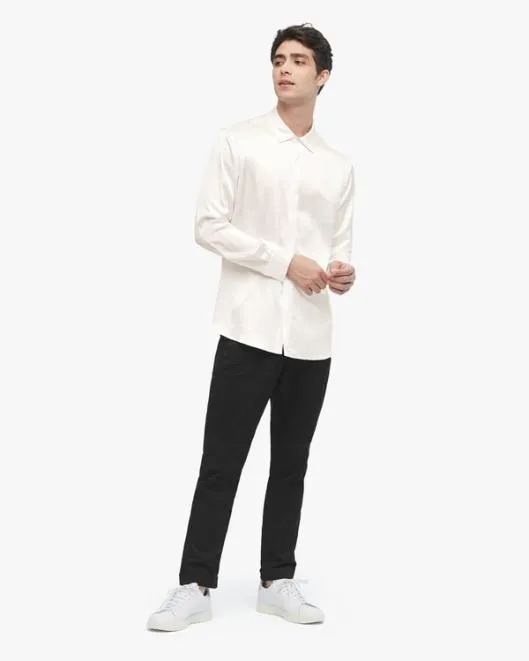 Classic Long Sleeve Silk Shirt For Men Men Lilysilk Shirts