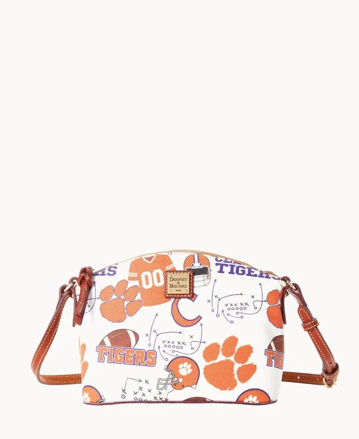 Collegiate Clemson University Suki Crossbody Clemson Woman Dooney and Bourke Crossbodies Collegiate Clemson University Suki Crossbody Clemson Woman Dooney and Bourke Crossbodies