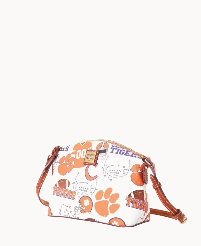 Collegiate Clemson University Suki Crossbody Clemson Woman Dooney and Bourke Crossbodies Collegiate Clemson University Suki Crossbody Clemson Woman Dooney and Bourke Crossbodies