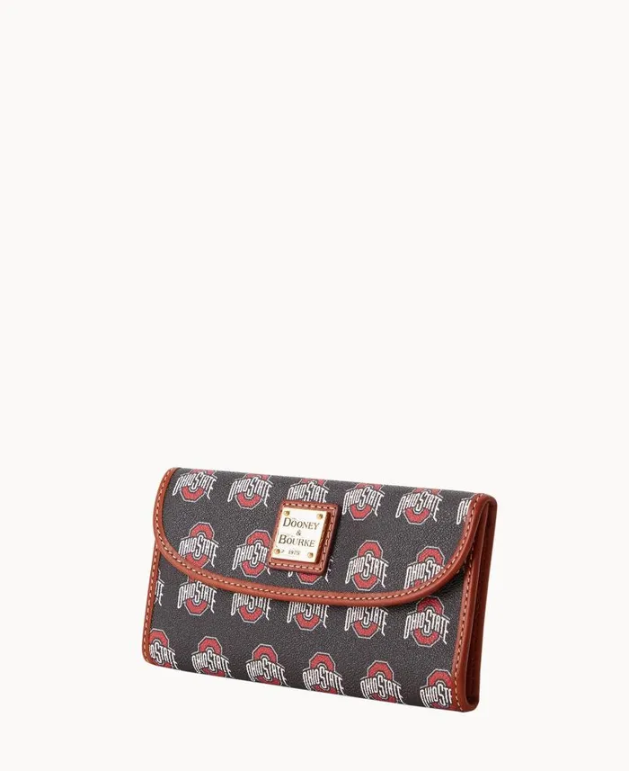 Collegiate Ohio State University Continental Clutch Ohio State ManWoman Dooney and Bourke Wallets Collegiate Ohio State University Continental Clutch Ohio State ManWoman Dooney and Bourke Wallets
